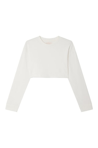 T-shirt court Urban Cropped Blanc