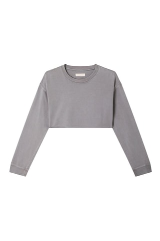 T-shirt court Urban Cropped Gris