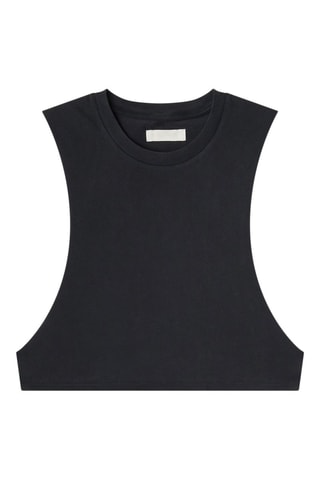 Crop-top Urban Cut Tank Anthracite