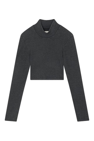 Top Crop Funnel Anthracite chiné