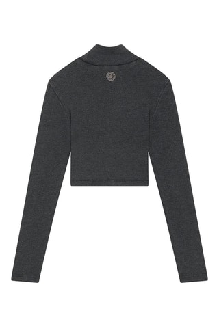 Top Crop Funnel Anthracite chiné