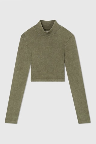 Top Crop Funnel Kaki