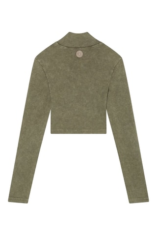 Top Crop Funnel Kaki