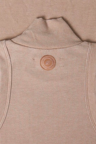 Robe Funnel Dress Camel