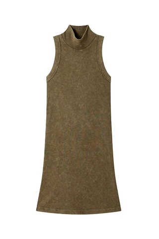 Robe Funnel Dress Kaki