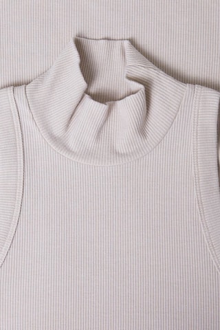 Robe Funnel Dress Beige