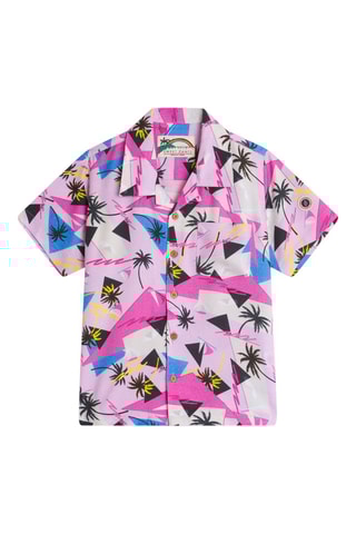 Chemise Kid Aloha Shirt Rose et violet