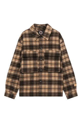 Surchemise en laine Wool Overpenny - Marron