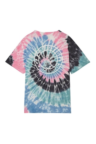 T-shirt Slide Logo - Bleu et rose