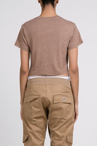 T-shirt court Easy Marron