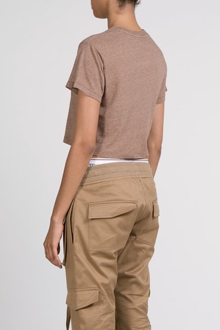 T-shirt court Easy Marron