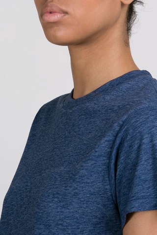 T-shirt court Easy Bleu marine chiné