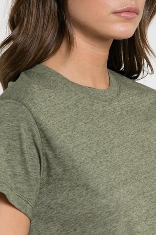 T-shirt court Easy Kaki chiné