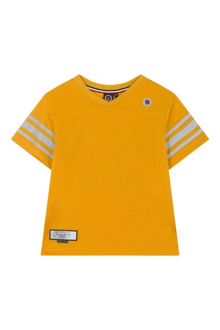 T-shirt  Kid Touchdown Moutarde