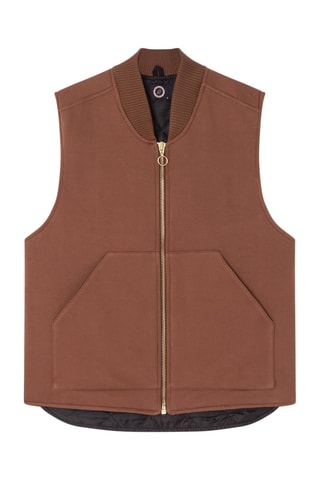 Veste sans manches Sleeveless Terry - Marron