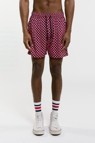 Short Aloha - Rose et noir