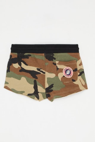 Short Kid Shorty Print - Kaki