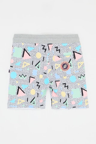 Short Tkid Cutoff Print - Gris