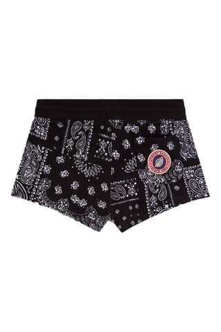 Short Kid Shorty Print Noir