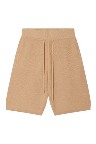 Bermuda en laine Moss - Camel