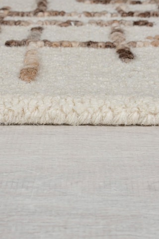 Wollen Vloerkleed Walton - Beige en Bruin