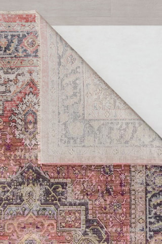 Vloerkleed Darhia Traditional - Rood en Beige