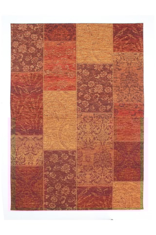 Vloerkleed Patchwork Roestbruin 