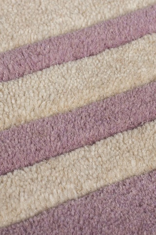 Wollen Vloerkleed Lois - Lichtpaars en Beige