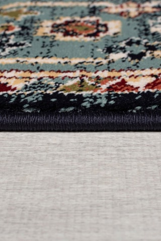 Vloerkleed Gillingham - Donkerblauw en Blauw