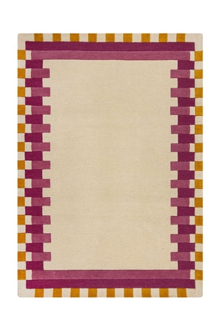 Wollen Vloerkleed Kai - Roze