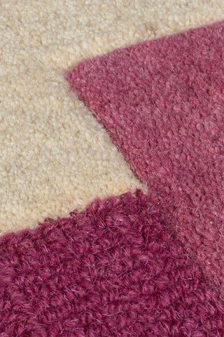 Wollen Vloerkleed Kai - Roze