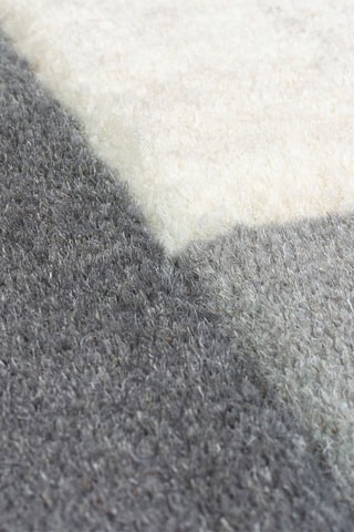 Wollen Vloerkleed Collage - Beige en Zwart