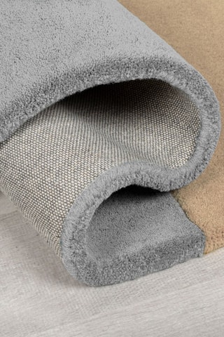 Wollen Vloerkleed Lozenge - Grijs