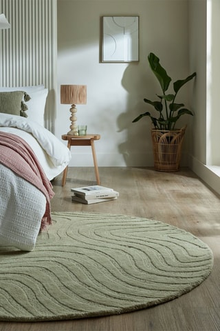 Wollen Vloerkleed Mesmerise - Groen