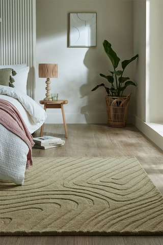 Wollen Vloerkleed Mesmerise - Groen