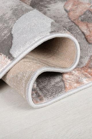 Vloerkleed Marbled Grijs en Roze