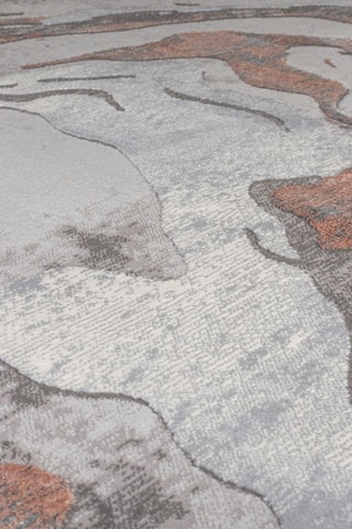 Vloerkleed Marbled Grijs en Roze