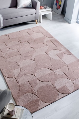 Wollen Vloerkleed Gigi Poederroze