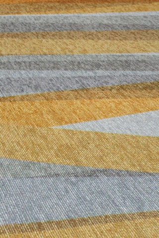 Vloerkleed Isabella Stripe Grijs en Geel