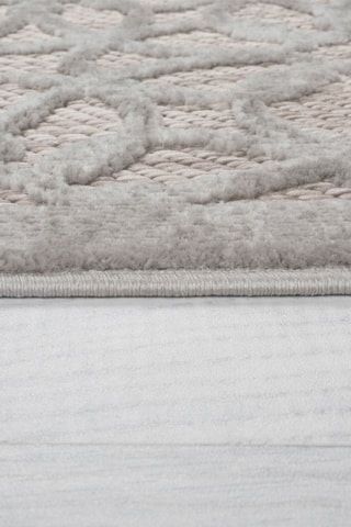 Vloerkleed Argento Zilverkleurig