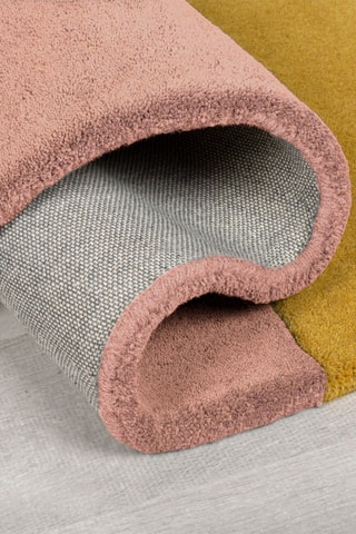 Wollen Vloerkleed Lozenge - Multicolor