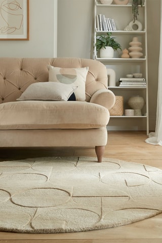 Wollen Vloerkleed Moderno Beige