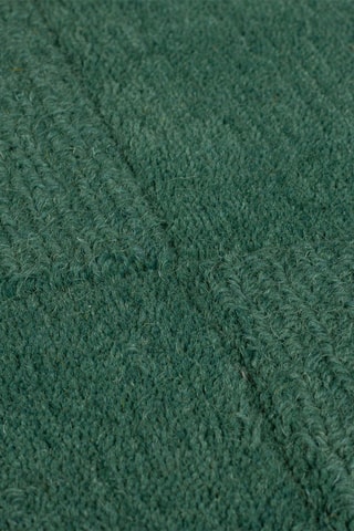 Wollen Vloerkleed Demi Check Ombre - Groen