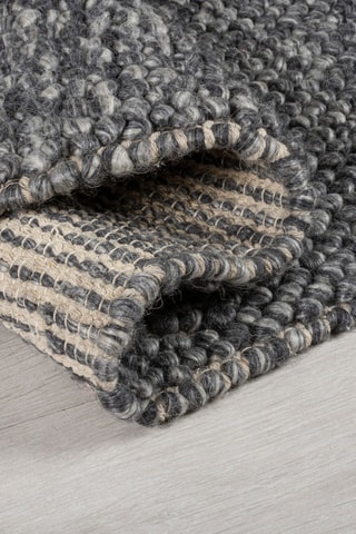 Wollen Vloerkleed Minerals Donkergrijs
