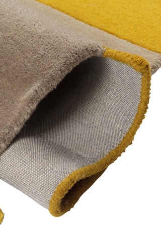 Wollen Vloerkleed Collage Okergeel 