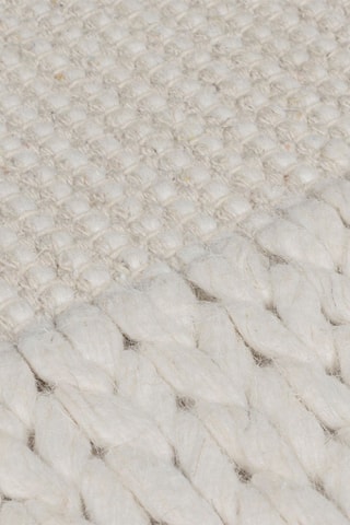 Wollen Vloerkleed Rue Plait Beige