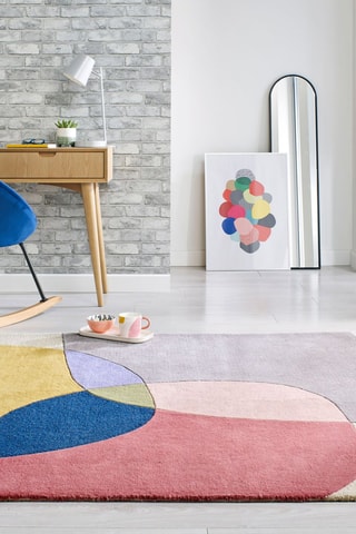 Tapis en laine Glow Multicolor