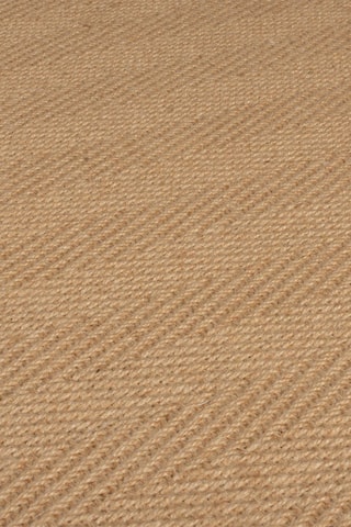 Loper Kira Jute Naturel en Zwart