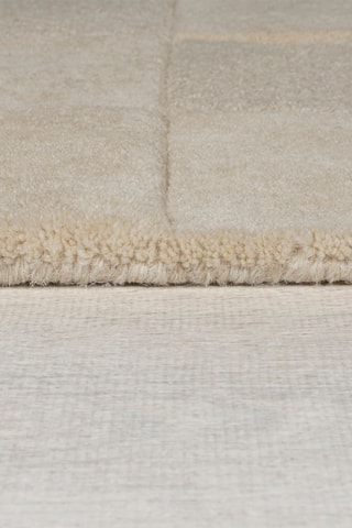 Wollen Vloerkleed Checkerboard Naturel