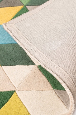Wollen Vloerkleed Prism Groen 